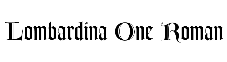 Lombardina One Roman  免费字体下载