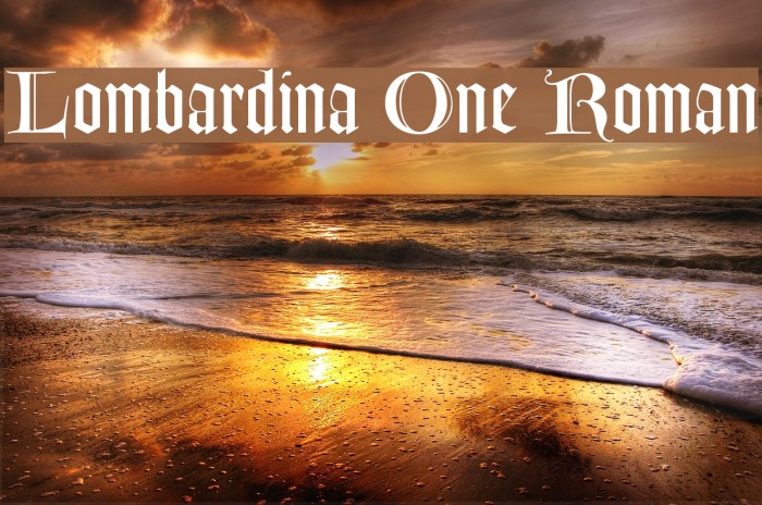 Lombardina One Roman Example 2