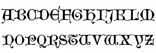 Lombardina Two Шрифта ВЕРХНИЙ