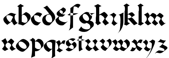 Lombardo Font LOWERCASE