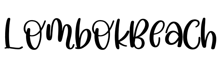 Lombok Beach  font caratteri gratis