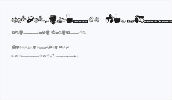 Lomonesia!" Dingbats Business Card