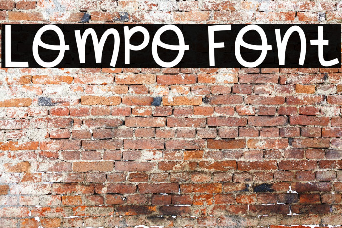 Lompo Font examples