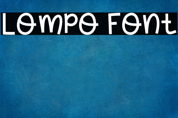 Lompo Font examples
