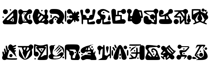 Lomtrian Font LOWERCASE