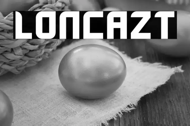Loncazt Font examples