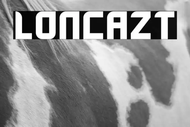 Loncazt Font examples