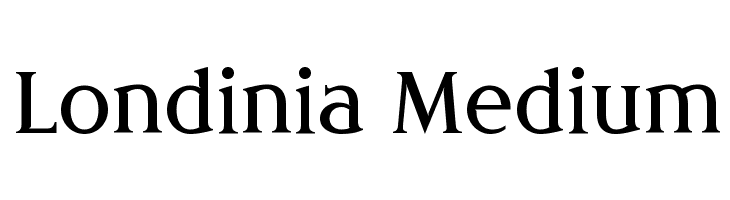 Londinia Medium  नि: शुल्क फ़ॉन्ट्स डाउनलोड