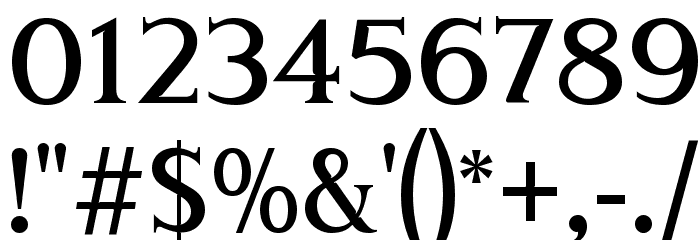 Londinia Medium Font OTHER CHARS