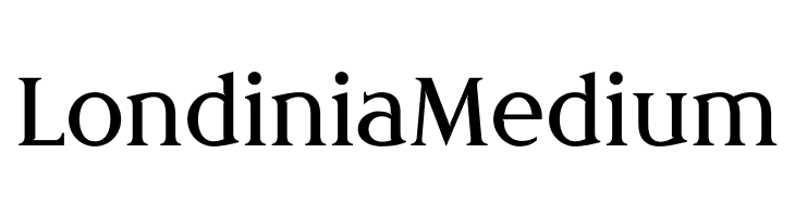 Londinia Medium  नि: शुल्क फ़ॉन्ट्स डाउनलोड