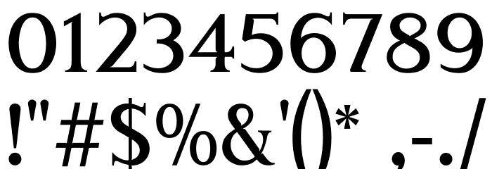 Londinia Medium Font OTHER CHARS