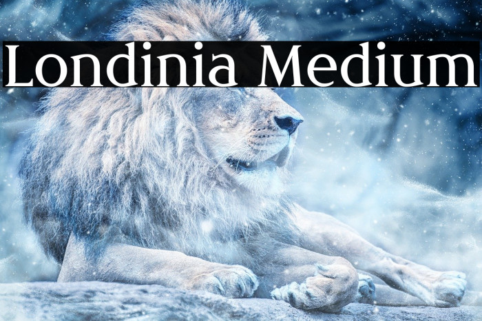 Londinia Medium Font examples