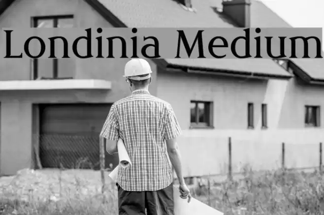 Londinia Medium Font examples