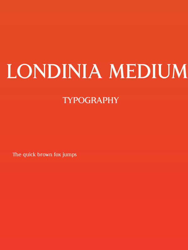 Londinia Medium Poster