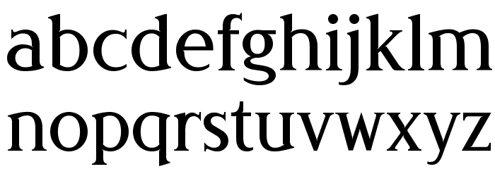 Londinia Medium Font LOWERCASE