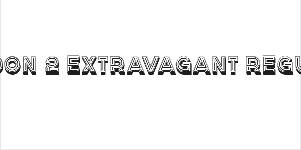 London 2 Extravagant Regular Logo