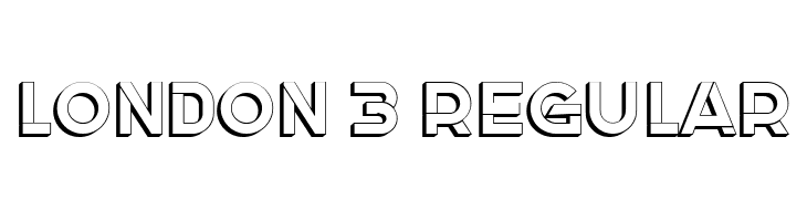 London 3 Regular  Free Fonts Download