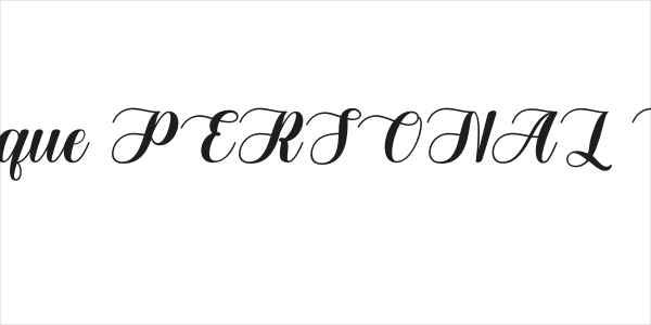 London Boutique PERSONAL USE Regular Logo