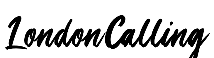 London Calling  नि: शुल्क फ़ॉन्ट्स डाउनलोड