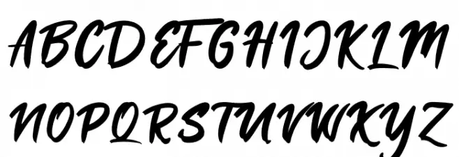 London Calling Schriftart Groß