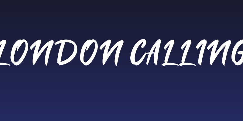 London Calling Social Header