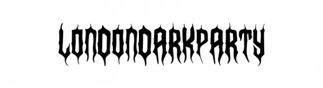 London Dark Party  नि: शुल्क फ़ॉन्ट्स डाउनलोड