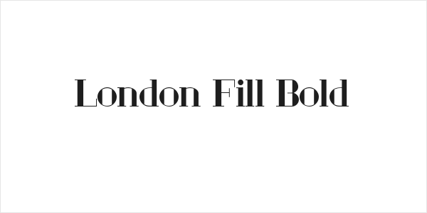 London Fill Bold Logo