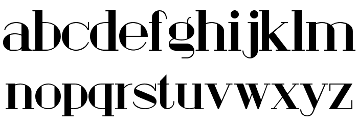 London Fill Bold Font LOWERCASE