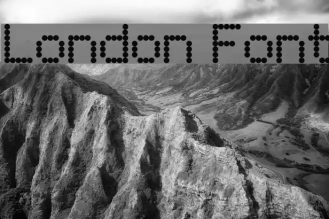 London Font Font examples