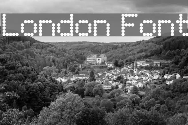 London Font Font examples