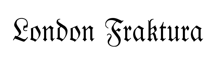London Fraktura Font