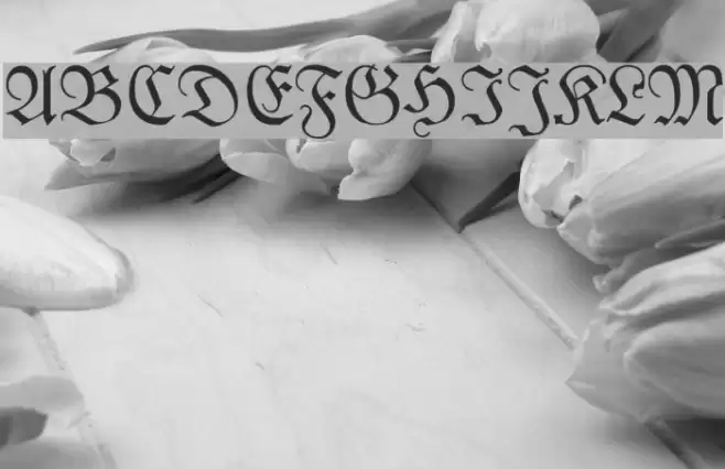 London Fraktura Font examples