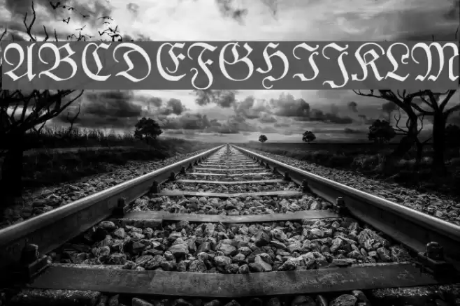 London Fraktura Font examples