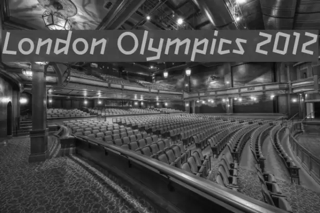 London Olympics 2012 Font examples
