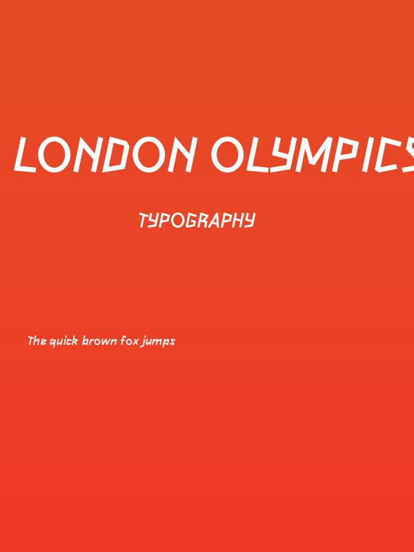 London Olympics 2012 Poster