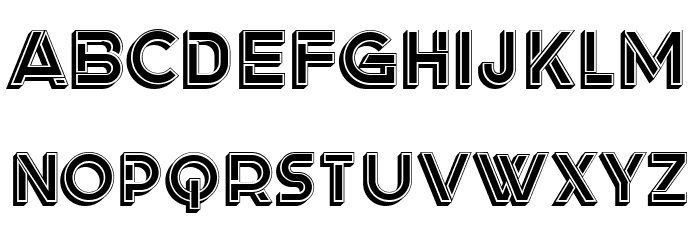 London Regular Font LOWERCASE