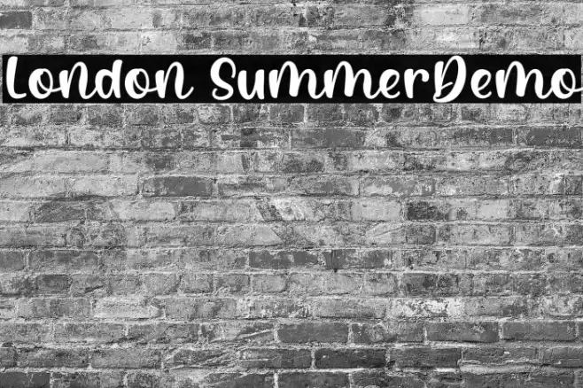 London SummerDemo Example 1