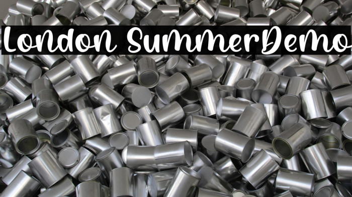 London SummerDemo Example 2