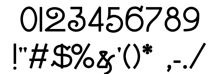London Town Font OTHER CHARS