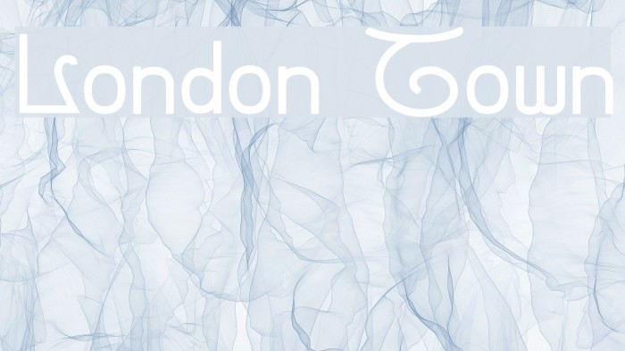 London Town Font examples