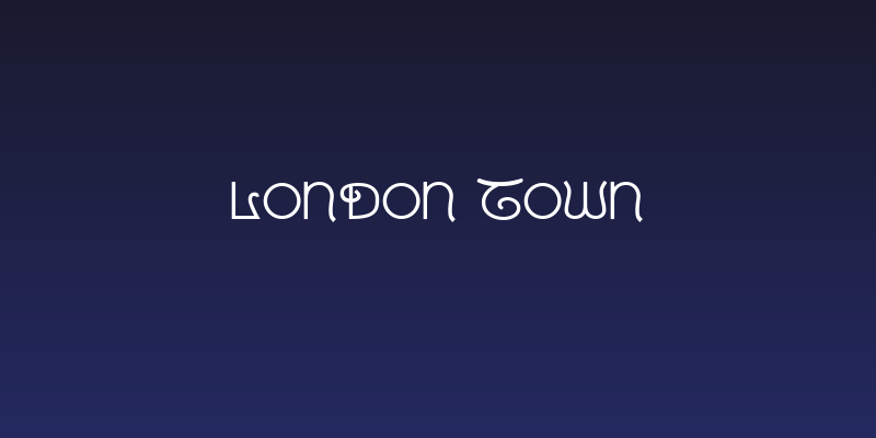 London Town Social Header