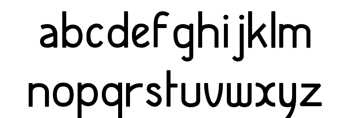 London Town Font LOWERCASE