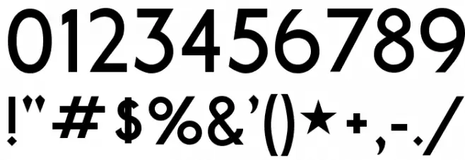 London Tube Font OTHER CHARS