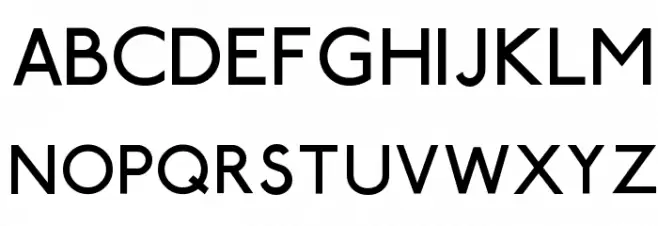London Tube Font UPPERCASE
