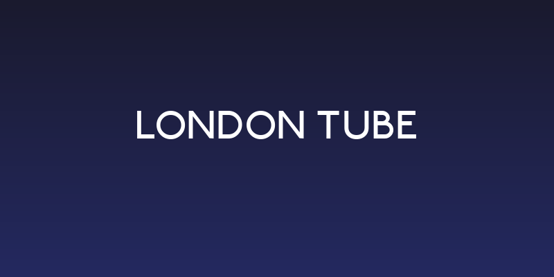 London Tube Social Header