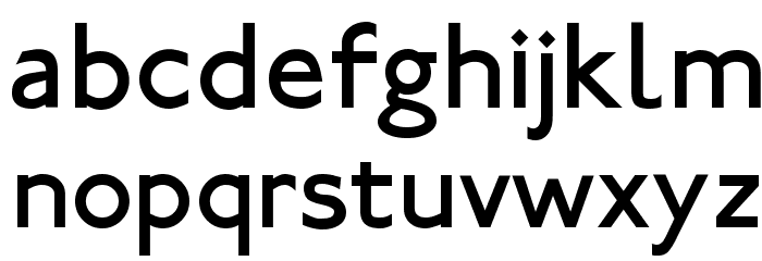 London Tube Font LOWERCASE