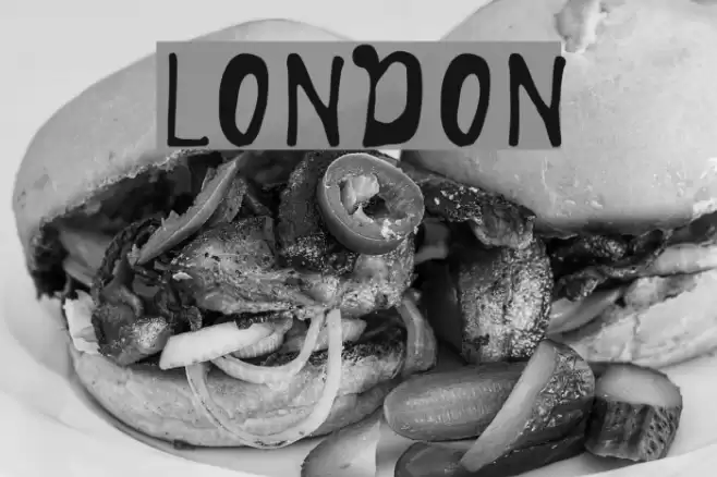 London Font examples