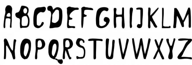London Schriftart Kleinbuchstaben
