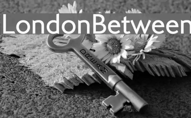LondonBetween Font examples