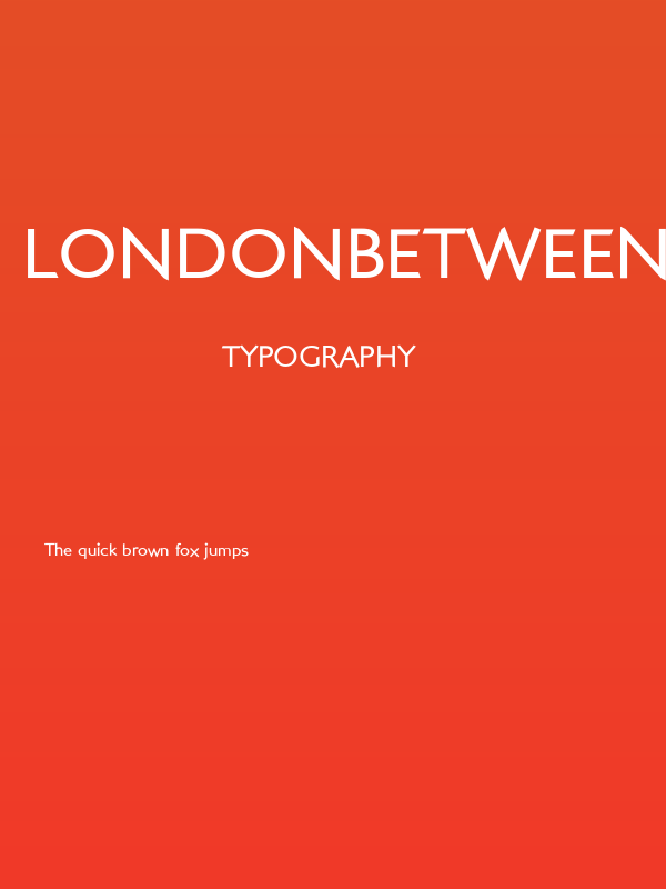 LondonBetween Poster